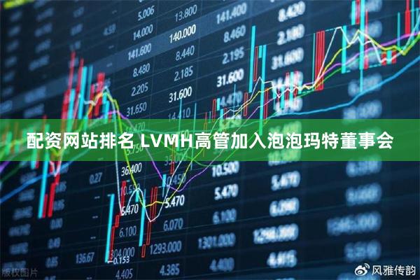 配资网站排名 LVMH高管加入泡泡玛特董事会