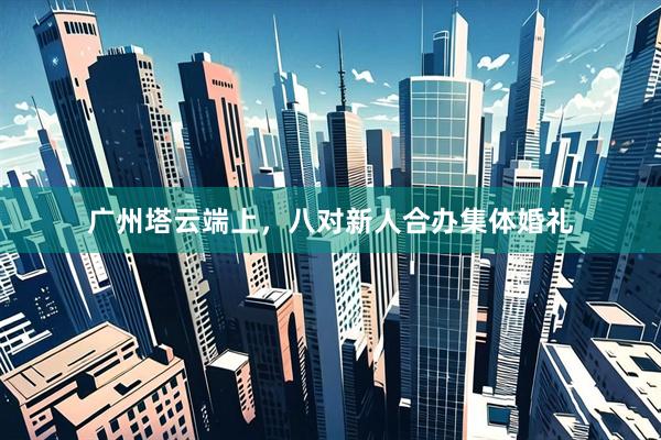 广州塔云端上，八对新人合办集体婚礼
